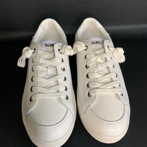 Coach NWT Women's Porter Sneaker White Size 10b - Picture 2 of 8